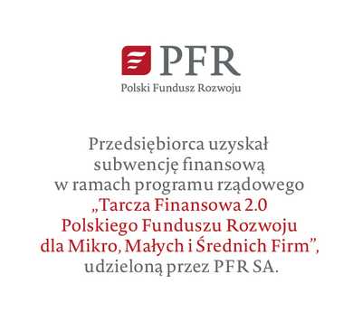 Grafika Subwencji Finansowej PFR 