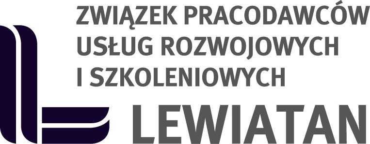 Logo Związku Pracodawców Usług Rozwojowych i Szkoleniowych Lewiatan